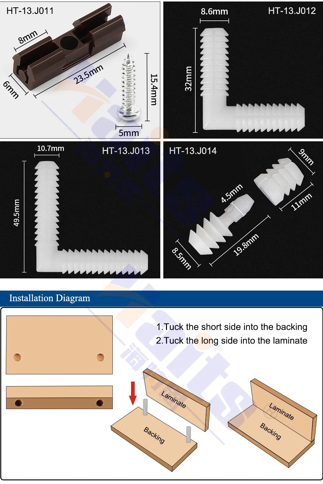 Invisible Fasteners Detail