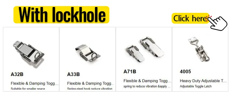 Lockable Toggle Latch
