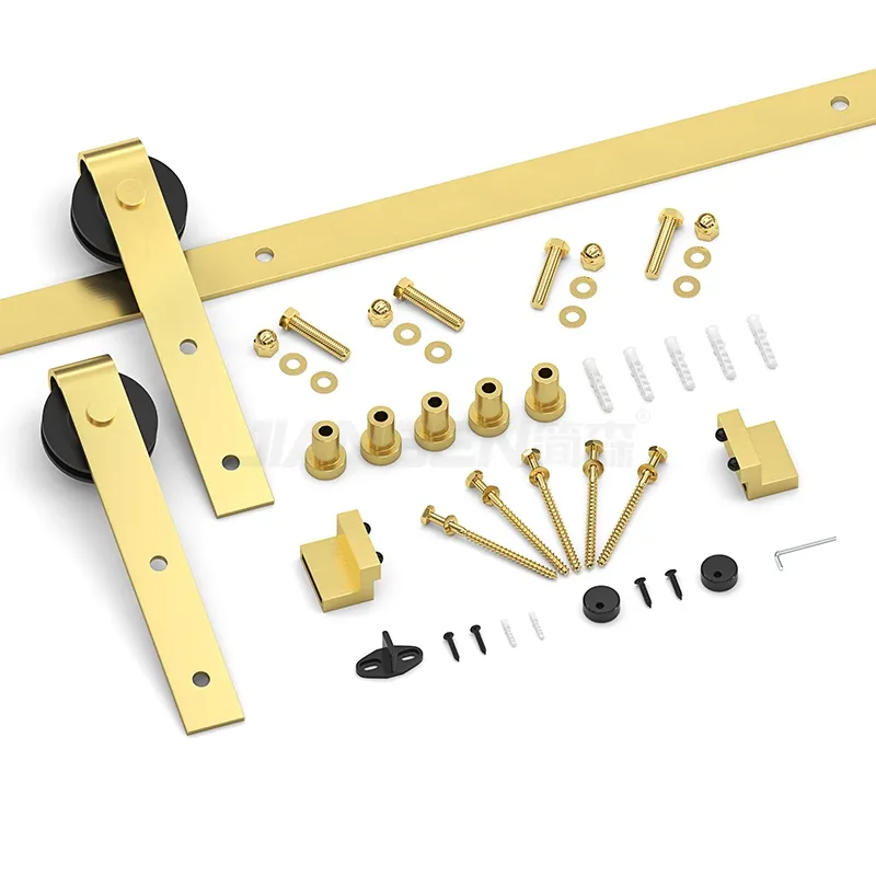 Gold sliding door detail