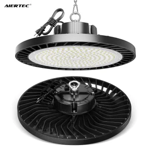 Industrial Lighting 300W 200W 100W LED UFO High Bay Light Commercial Lighting 100-277v for Warehouse Stadium Garage Workshop