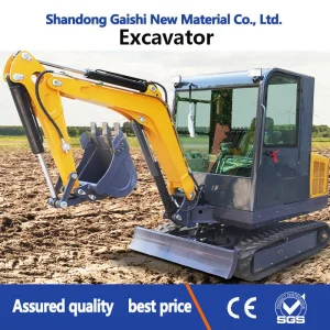 0.8-3ton Closed Cabin Crawler Digger Mini Hydraulic Excavator for Construction Site