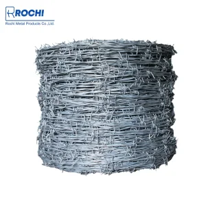 Bwg 14× 14 250m/Roll Double Twist Galvanized Barbed Wire for Agriculture Anti-Climb with High Tension for Grass Boundaries and Railways