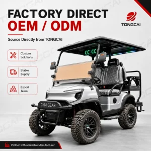 Tongcai & Kepler Enclosed 4-Passenger Cold-Weather Golf Buggy