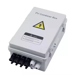 solar pv combiner box with lightning protection and with diode and monitoring for solar system