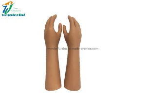 Luvas de prótese de mão em borracha médica de silicone líquido de poliuretano