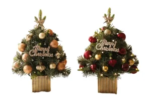 OEM Pre-Decorated Mini Tabletop PVC Christmas Tree Supplier, Product