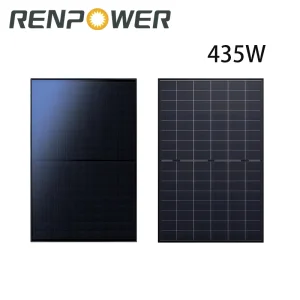 435W Panel Solar Bifacial de Alta Eficiencia Monocristalino Tipo N Topcon CE TUV Módulos FV
