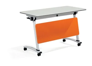 Collapsible Training Room Table Space-Saving Foldable Desk FT-020