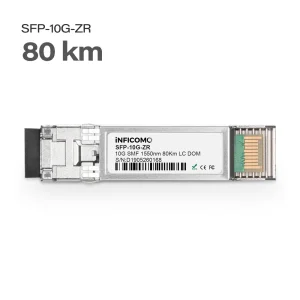 10G SFP+ 80km 1550nm LC Connector DOM SMF Fiber Optic Transceiver Module