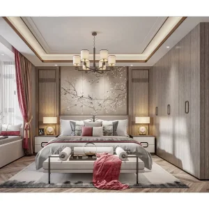 Muebles de dormitorio de lujo moderno