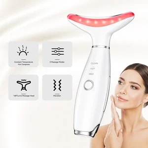 Multifunctional Electric Facial Massager LED EMS Neck Lifting