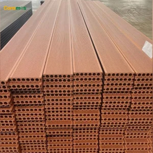 25mm Free Sample Anti-Slip Outdoor 3D Embossed Wood Plastic Composite WPC Decking for Swimming Pool