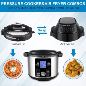 2-in-1 Pressure Cooker Air Fryer