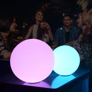 DC5V Color Change Garden Sphere RGB IP65 Waterproof Pool Floating Solar LED Ball Light Outdoor