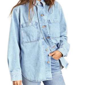 Women Premium Denim Shirt Jacket