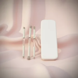 Compact Dual Ended Boxed Makeup Brush Set