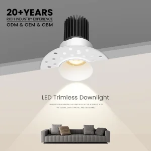 BESTCO Round Trimless Downlight