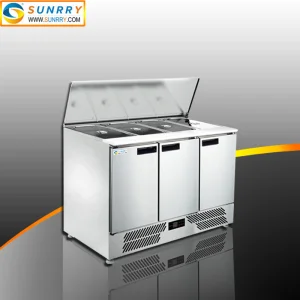 Best Quality Display Refrigerated Counter Salad Bar Prep Table