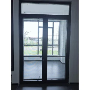 Porta de Casamento de Arco em PVC com Abertura Simétrica de Alumínio e Vidro Duplo