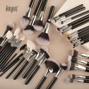 HMU Makeup Supplier 40pcs Brush Set Vegan Cruelty Free