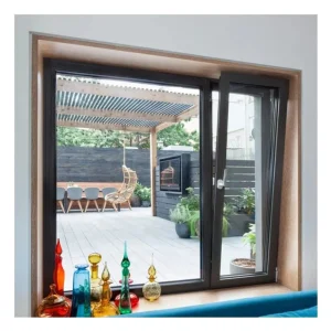 Aluminium Window Tilt and Turn Standard Thermal Break Aluminum Casement French Window
