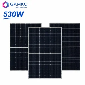 530W Camada 1 Painel Solar Monocristalino