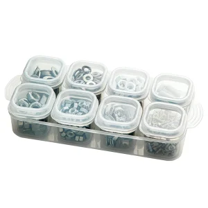 Portable Transparent Plastic Screw Storage Box