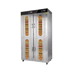 Desidratador de Alimentos Comercial Industrial de Grande Capacidade 80 Camada Fácil de Operar para Frutas, Legumes, Carnes, Ervas, Especiarias e Flores com Circulação de Ar Quente