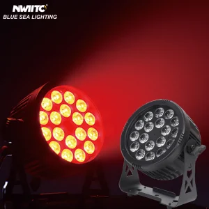 Wedding Outdoor DJ 18x18w RGBWA UV 6in1 LED Par Can Stage Lights