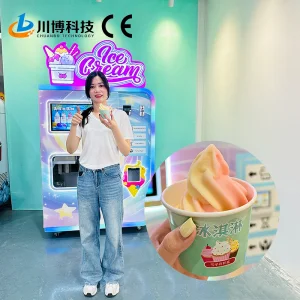 Soft Serve Automatic Ice Cream Vending Machine