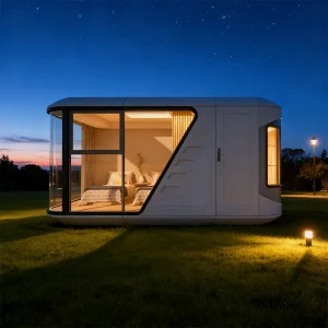 Space Pod Capsule Prefab Container