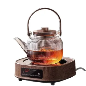 Portable Mini Ceramic Infrared Cooker New Electric Home and Dormitory Tea Stove with Push Button Controls Classical Design