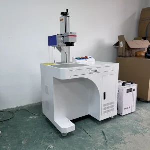 Cabinet Type UV Laser Marker 5W 10W Fully Enclosed UV Laser Engraving Machine for Logo QR Code Printing