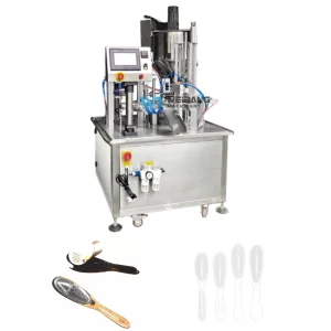 Automatic Rotary Sauce Paste K Cup Honey Spoon Filling Sealing Machine