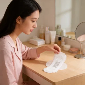 Venta caliente suave de algodón seco de absorbencia Super rápido durante la noche Sleaping mujer toalla sanitaria desechable almohadilla sanitaria atención Femine barata fabricante OEM