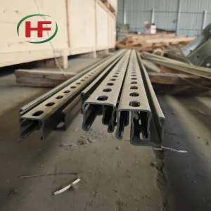Factory Price Hot Dip Galvanized Photovoltaic Support Unistrut 41*41*2.0mm*10ft C Channel
