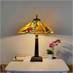 Rose Lampshade Bedside Lamp