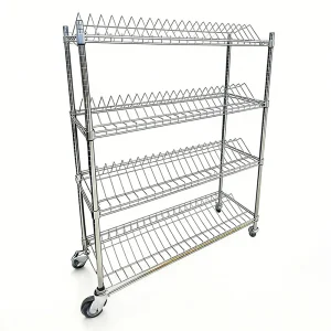 Customizable Mobile Custom Size Racking Wire Mesh Shelving Heavy Duty Industrial Warehouse Storage Shelves