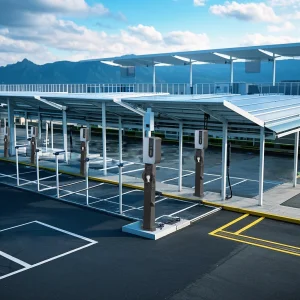 Integrated Solar EV Charging Station Solutions New AC Solar EV Charger Energy Storage Battery System PV Panels for Home Use