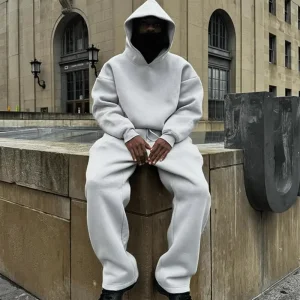 High Quality 600 Gsm Blank Hoodie Tracksuit