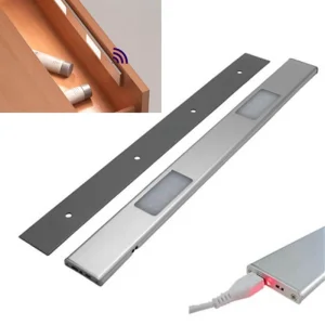Door Sensor Cupboard Light Wireless Hand Wave Sensor Night Light USB Recharging Magnetic Strip Under Cabinet Light