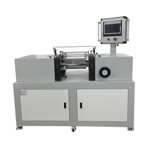 Xihua PLC Open Two-Roll Mill with Digital Display 7.5KW Power 1-2kg Capacity Water Cooling More Convenient Safer Operation