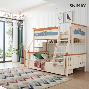 Children Bedroom Furniture Sets Wooden Bunk Bed Kids Usd Bed