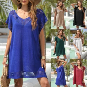 Vestido de verano con cuello hueco