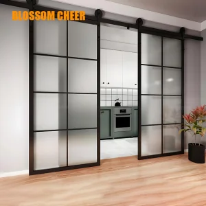 Aluminum French Double Glass Door