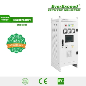 Industrial 125VDC Charger Rectifier Compatible with Ni-CD/LiFePO4 Batteries Snmp Monitoring