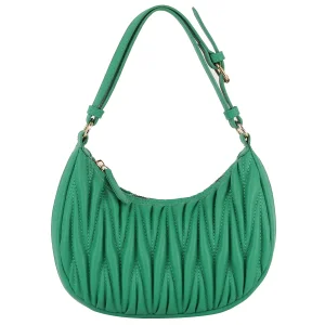 Bolso de Hombro Chevron Acolchado de Moda en Diseño Elegante de Hobo