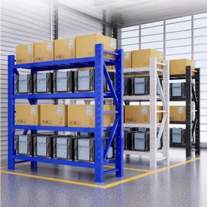 Light Duty Metal Utility Shelves Perfect for Office Supply Room or Home Pantry Organization