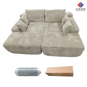 Wk Low Price Compresed Sofa Sets Furniture Unique Loveseat Leisure Sectional Chair Compression Double Recliner Sofa