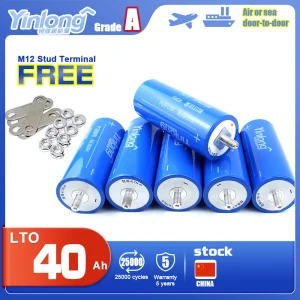 Yinlong 66160 LTO 2.3V 30AH/35AH/40Ah/45Ah Brand New Cylindrical Lithium Titanate Battery Cells For DIY Car Audio Solar System